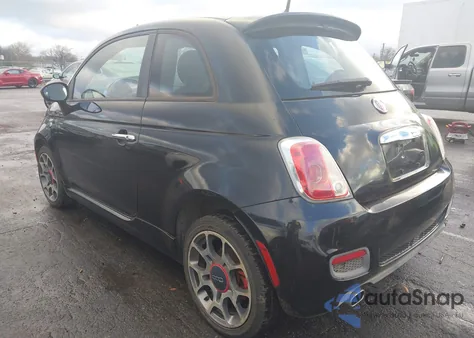 2012 Fiat 500 Sport from USA, damaged, VIN 3C3CFFBR6CT363702